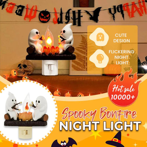 🎃⚡️FLASH SALE 49% OFF - 2025 Ghost Campfire Flickering Nightlight👻