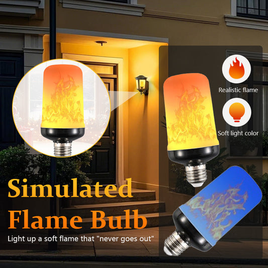 Dynamic flame bulb