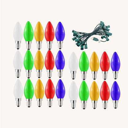 Classic Christmas Bulb Light String