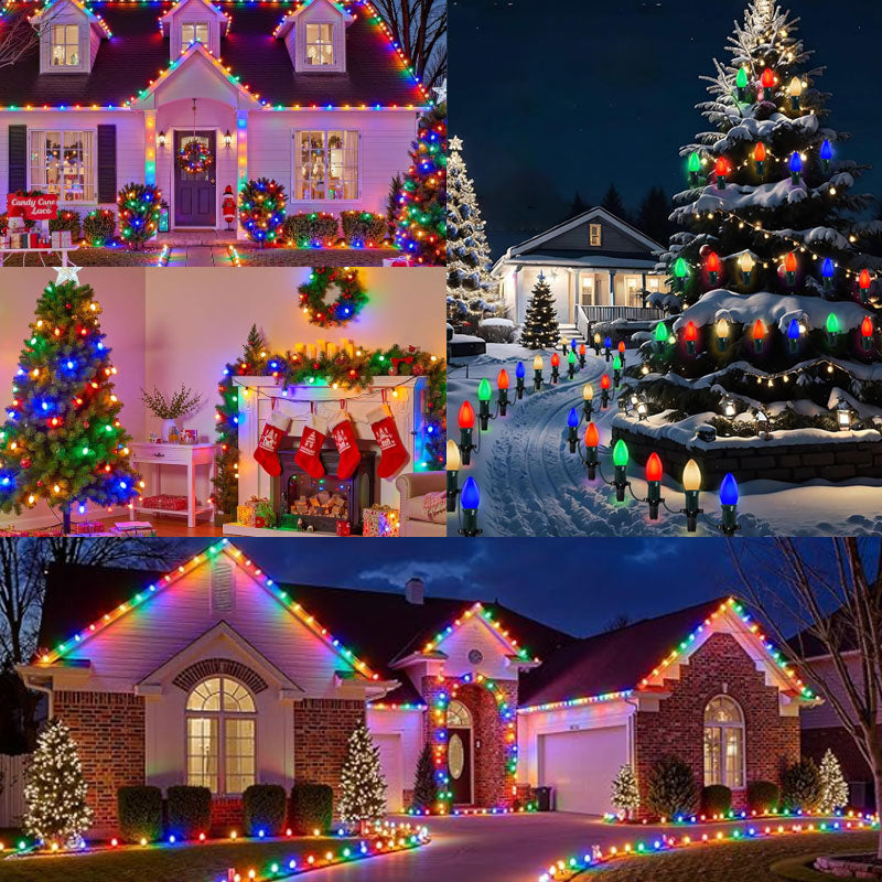 Classic Christmas Bulb Light String