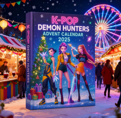 🔥Last Day 50% OFF -🎄Kpop Demon Hunters Advent Calendar 2025