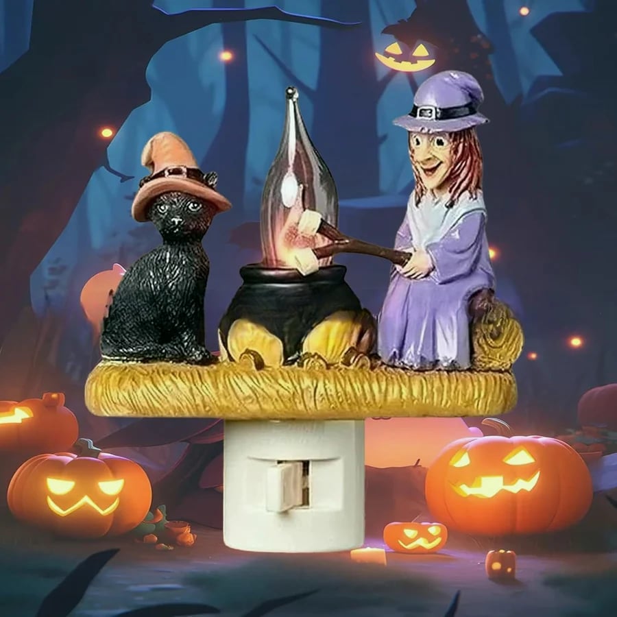 🎃⚡️FLASH SALE 49% OFF - 2025 Ghost Campfire Flickering Nightlight👻