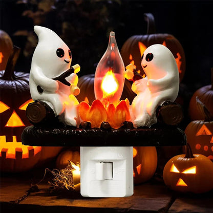 🎃⚡️FLASH SALE 49% OFF - 2025 Ghost Campfire Flickering Nightlight👻