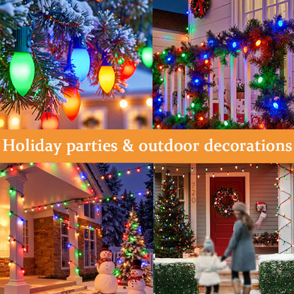 Classic Christmas Bulb Light String