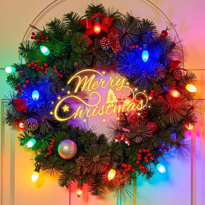 Classic Christmas Bulb Light String