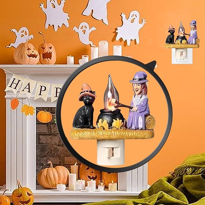 🎃⚡️FLASH SALE 49% OFF - 2025 Ghost Campfire Flickering Nightlight👻