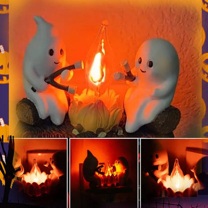 🎃⚡️FLASH SALE 49% OFF - 2025 Ghost Campfire Flickering Nightlight👻