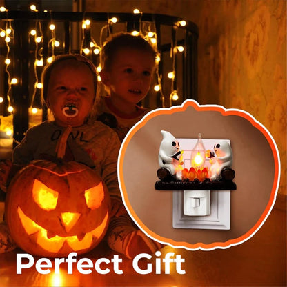 🎃⚡️FLASH SALE 49% OFF - 2025 Ghost Campfire Flickering Nightlight👻