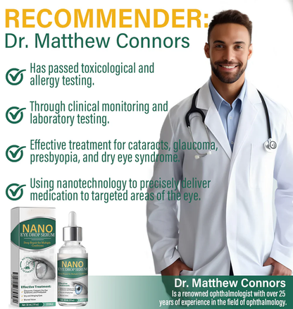 Nano Eye Drops Serum ✅FDA Approved(Suitable for presbyopia, dry eye syndrome, glaucoma, and cataracts) ☘️☘️